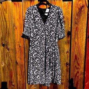 Banana Republic Faux Wrap Dress, size 12